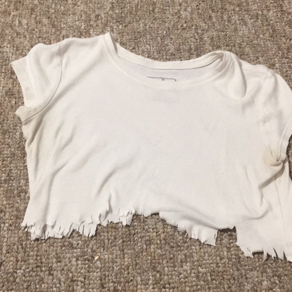 A crop t-shirt